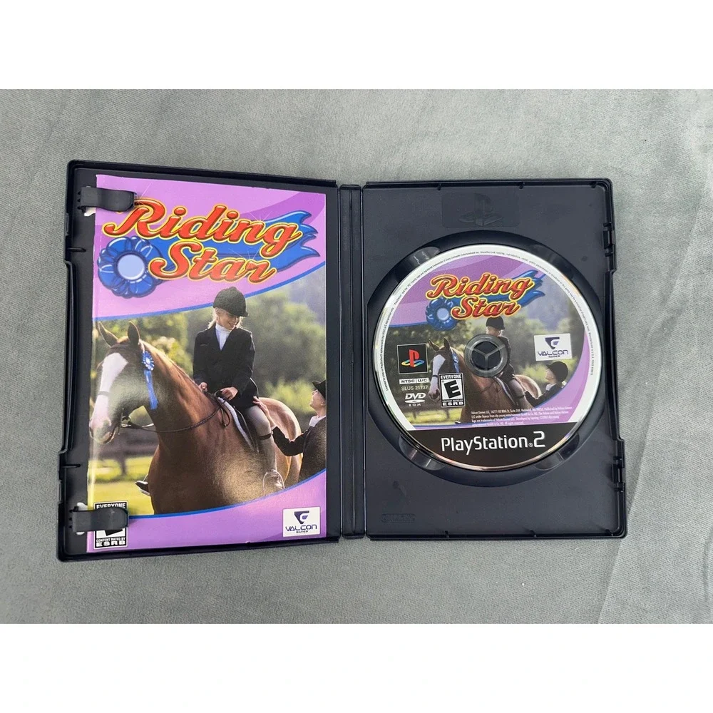 Riding Star Sony PlayStation 2 PS2 Valcon Games 2007 Equestrian Horse Sim Ride